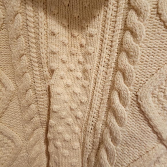 Lands' End Soft Yellow Cowl Neck Sweater 3X - Picture 4 of 8